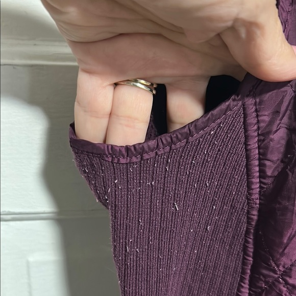 L.L. Bean Purple Quilted Vest Lightweight - Picture 3 of 8